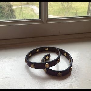 Tory Burch Purple and Gold Wrap Bracelet